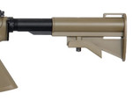 JG M4 Commando Metal Gearbox Electric Airsoft AEG Gun Enhanced Version / TAN