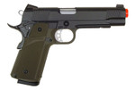 KJW KP-05 Full Metal 1911 Hi-Capa Tactical Gas BlowBack RIS Airsoft Pistol ( OD Green )