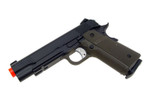 KJW KP-05 Full Metal 1911 Hi-Capa Tactical Gas BlowBack RIS Airsoft Pistol ( OD Green )
