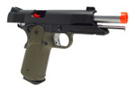 KJW KP-05 Full Metal 1911 Hi-Capa Tactical Gas BlowBack RIS Airsoft Pistol ( OD Green )