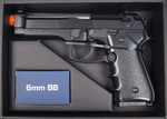 HFC M9 Airsoft Spring Pistol (Silver Barrel) Hand Gun