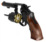 HFC Gas Airsoft Revolver W/ Shells 6" Barrel - Black