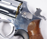 HFC Gas Airsoft Revolver W/ Shells 4" Barrel ( Wood / Chrome )