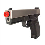 HFC Full Metal Dark Hawk Gas Blowback Pistol - Two Tone