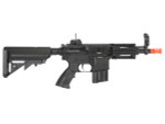 A&K Stubby M4 AEG Fully Automatic Electric CQB Airsoft Gun w/ Foregrip & Crane Stock