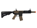 Lancer Tactical SD M4 AEG Airsoft Gun - Two Tone ( Black Lower Tan Upper)