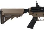 Lancer Tactical SD M4 AEG Airsoft Gun - Two Tone ( Tan Lower Black Upper )