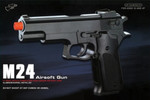 300 FPS Double Eagle M24 Spring Airsoft Pistol w/ Barrel Extension