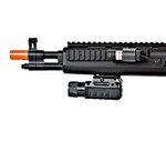330 FPS DE Airsoft M14 RIS Electric AEG Gun w/ Laser, Scope and Flashlight