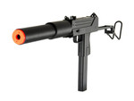 DE M-10 Mac 11 Metal Gearbox Airsoft SMG w/ Barrel Extension