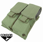 Condor Tactical Double M4 / M16 / G36 MOLLE Magazine Pouch ( OD Green )