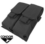 Condor Tactical Double M4 / M16 / G36 MOLLE Magazine Pouch ( Black )