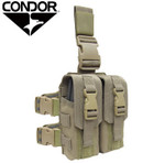 Condor Tactical Double M4 / M16 Drop Leg Mag Pouch ( Tan )