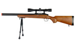 WELL MB02W Bolt Action SBR Airsoft Sniper Rifle ( Faux Wood )