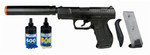 Walther P99 Airsoft Pistol With Silencer And Extra Magazine Trademarked Hand Gun By Umarex