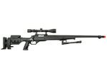 465 FPS! Well MB12D Airsoft Sniper Rifle Bolt Action Metal Gun ( Scope / Bipod Package )