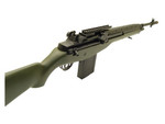 Military Green AGM MP008 M14 Airsoft Electric Rifle METAL AEG Wood