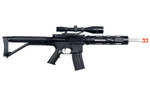Spring P1136 Rifle Airsoft Pistol Combo Pack W/ Laser, Light, and Scope