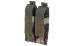 UTG Double High Capacity Pistol Mag Pouch By Leapers (Woodland Digital)