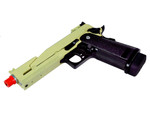 Sapien Arms 5" Hi Capa TSD Dragon Full Metal Gas Blowback Pistol ( TAN / BLACK )