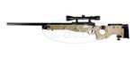 TSD L96 RIS Airsoft Sniper Rifle Bolt Action Folding Stock Gun w/ Scope ( Tan )