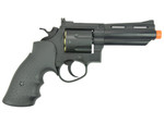TSD Savaging Bull 4in Black Gas Full Metal Airsoft Revolver - BLACK