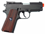 500 FPS! TSD Compact CO2 1911 Airsoft Pistol Wood Grips FREE Case!