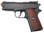 500 FPS! TSD Compact CO2 1911 Airsoft Pistol Wood Grips FREE Case!
