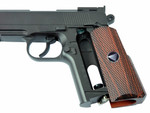 500 FPS! TSD Compact CO2 1911 Airsoft Pistol Wood Grips FREE Case!