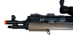 Airsoft M14 Socom RIS Spring Gun W/ Red Dot Scope & Flashlight  ( Desert Tan ) Airsoft M14 Socom RIS Spring Gun W/ Red Dot Scope & Flashlight  ( Desert Tan )