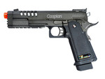Caspian "k" Model 1911 Airsoft WE  Full METAL Green Gas Blowback Pistol