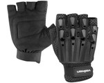 Valken Alpha Half Finger Polymer Armored Tactical Gloves - Black