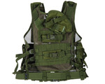 Defcon Gear Tactical 600 Denier Crossdraw Airsoft Vest - Olive Drab
