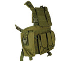 Defcon Gear Tactical 600 Denier Airsoft Vest - Commando Chest Rig - Olive Drab Defcon Gear Tactical 600 Denier Airsoft Vest - Commando Chest Rig - Olive Drab