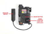 VFC PEQ15 Illuminator Aiming Module LED and Laser - Black VFC PEQ15 Illuminator Aiming Module LED and Laser - Black