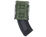 Warrior Tactical Vest Accessory Pouch - AR15 Single Magazine Molle Pull Down - Olive Drab Warrior Tactical Vest Accessory Pouch - AR15 Single Magazine Molle Pull Down - Olive Drab