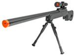 415 FPS ZM51 Airsoft Bolt Action Sniper Rifle w/ Scope & Bipod PKG