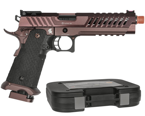 Lancer Tactical Knightshade Hi-Capa Gas Blowback Airsoft Pistol - Black/Bronze (LTX-6BRZ)