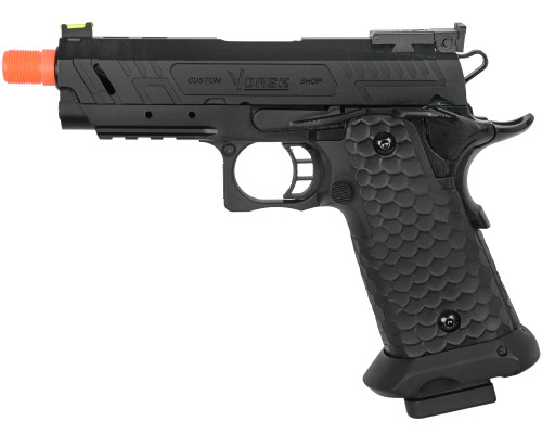 Vorsk CS Hi Capa Vengeance Compact Gas Blow Back Airsoft Pistol - Black (VGP-02-CS-07) (35449)