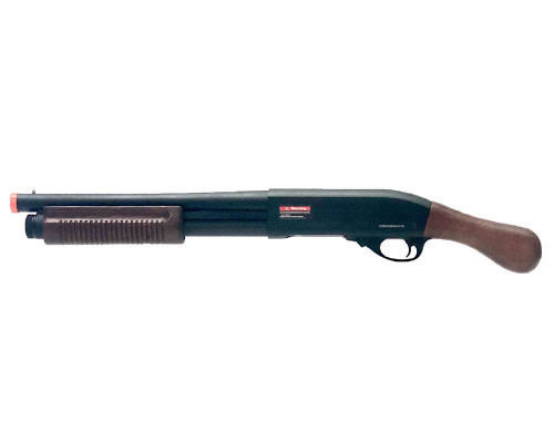 Jag Arms Scattergun HD Sawed Off Gas Airsoft Shotgun - Real Wood