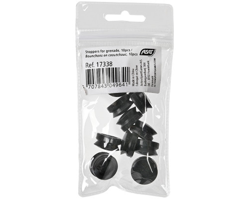 ASG 6mm Rubber Grenade Stopper - 10 Pack (17338)