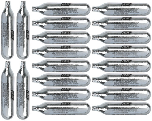 ASG ULTRAIR 12g CO2 Cartridge - 20 Pack