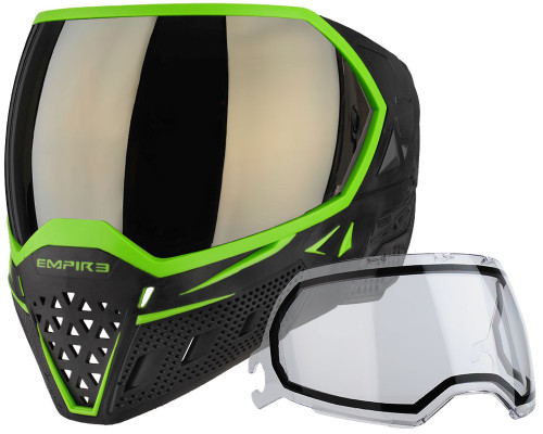 Empire EVS Full Face Mask w/ 2 Lenses - SE Black/Lime Green