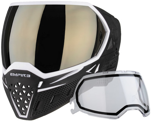 Empire EVS Full Face Mask w/ 2 Lenses - SE Black/White