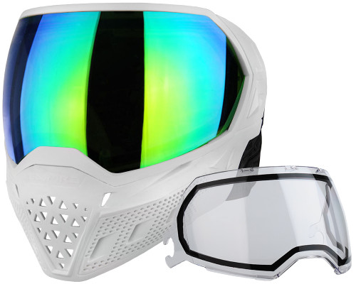 Empire EVS Full Face Mask w/ 2 Lenses - White/White