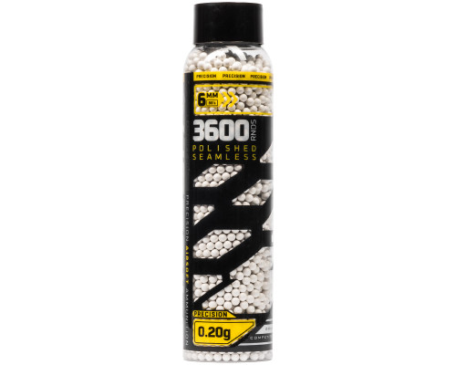 HK Army Hostile Precision BB's - .20g - 3,600 Rounds - White