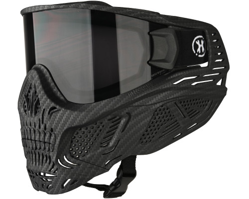 HK Army HSTL Skull Full Face Mask - Carbon Fiber w/ Smoke Lens
