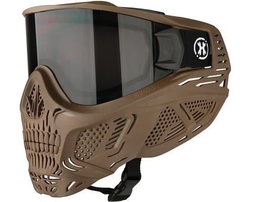 HK Army HSTL Skull Full Face Mask - Tan w/ Smoke Lens