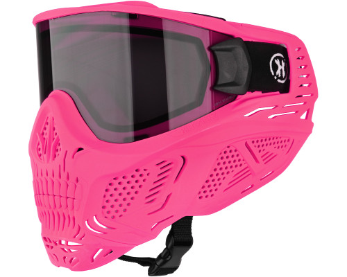 HK Army HSTL Skull Full Face Mask - Pink w/ Smoke Lens