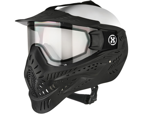 HK Army HSTL Full Face Mask - Black w/ Clear Lens